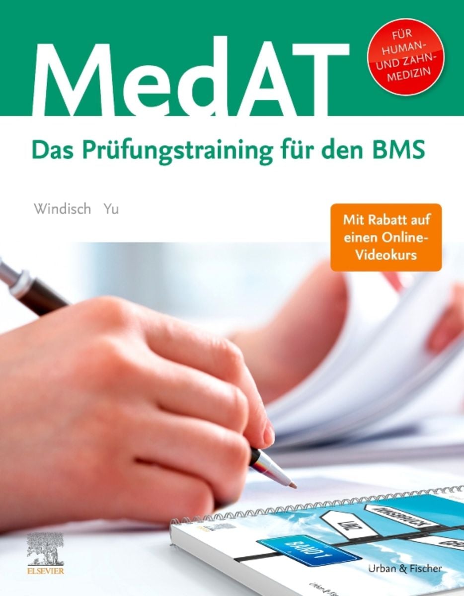 Cover des MedAT Prüfungstrainings für den BMS von Elsevier